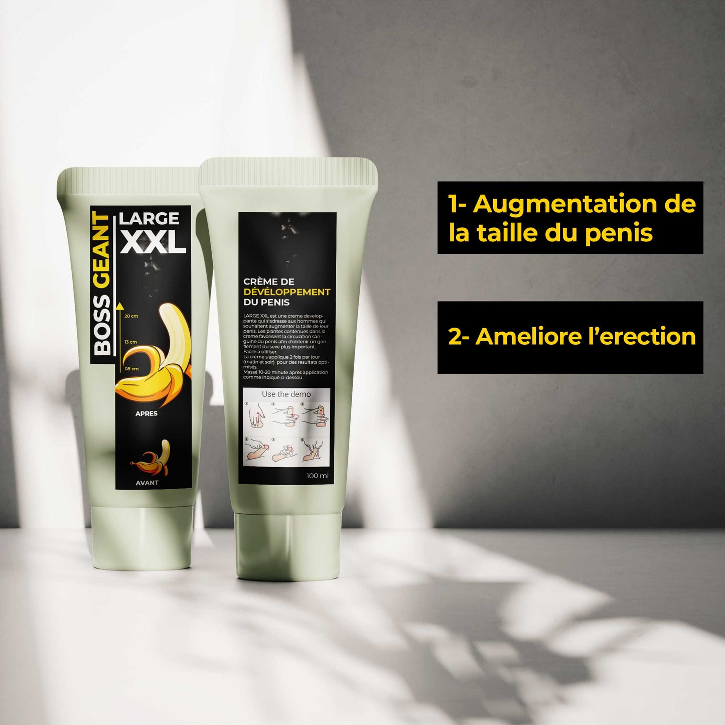 Crème D'agrandissement et Amélioration Du Pénis, Croissance Secondaire, Épaississement